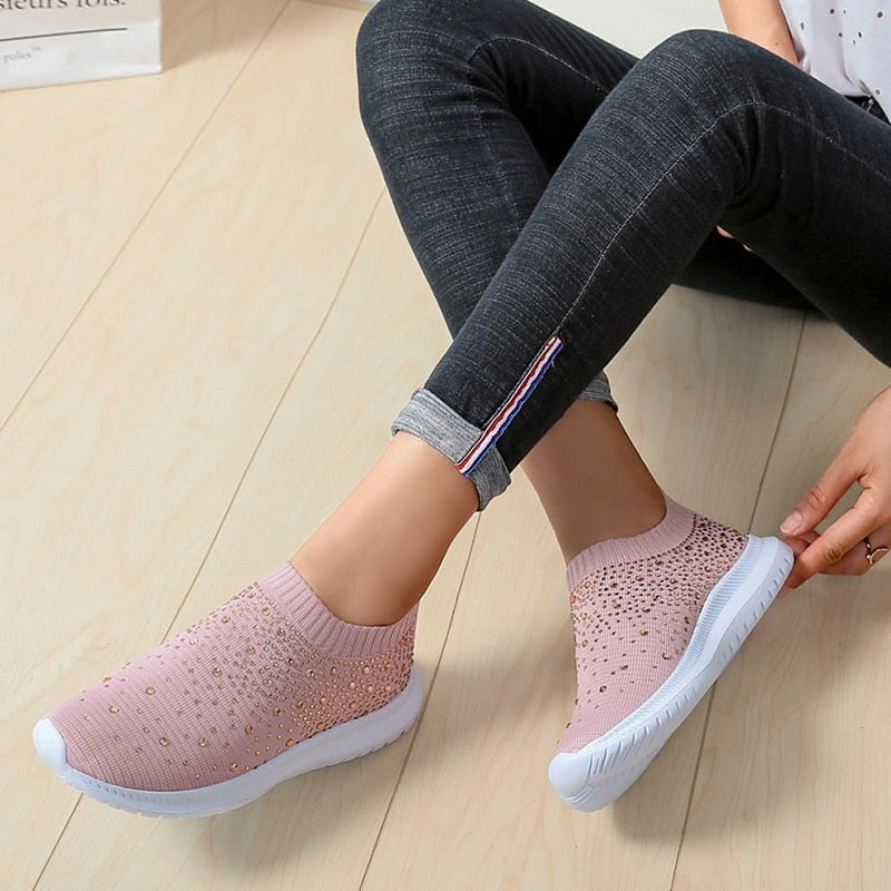 Summer women shoes women Breathable Mesh sneakers shoes ballet