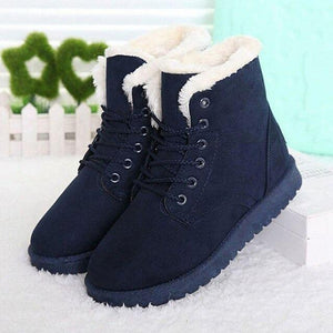 SweetyCherry® Anti-Slip Waterproof Lace Up Snow Boots For Women