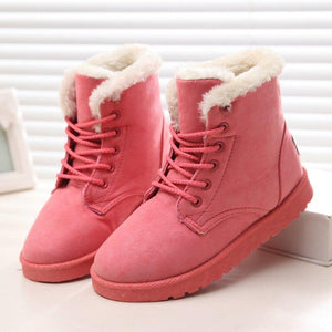 SweetyCherry® Anti-Slip Waterproof Lace Up Snow Boots For Women